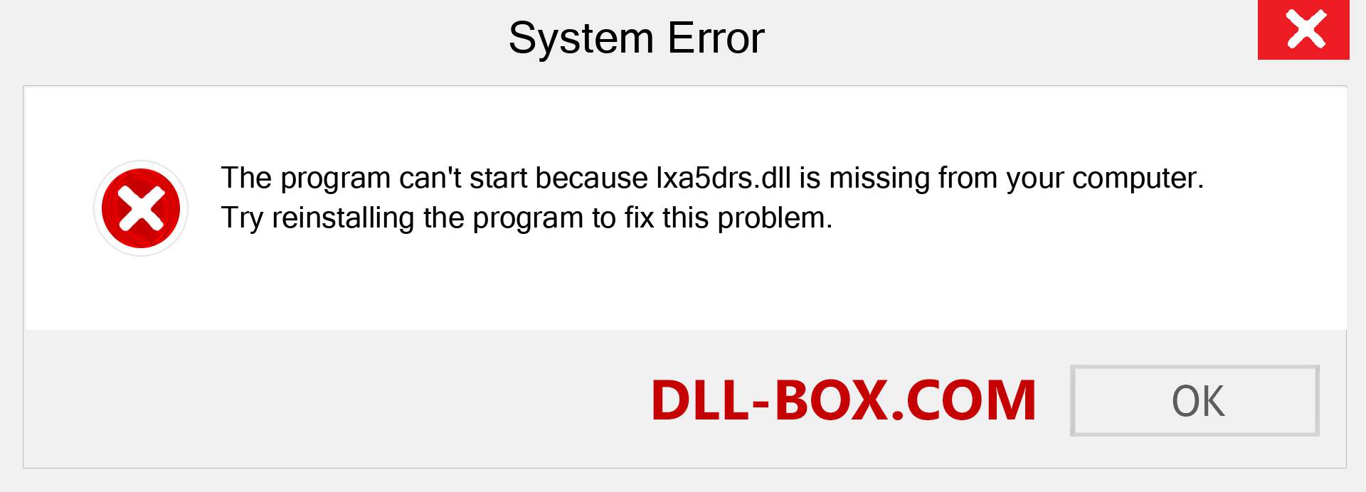  lxa5drs.dll file is missing?. Download for Windows 7, 8, 10 - Fix  lxa5drs dll Missing Error on Windows, photos, images